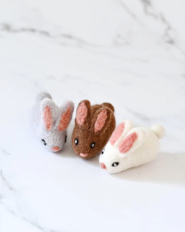 Felt Rabbits - Set of 3