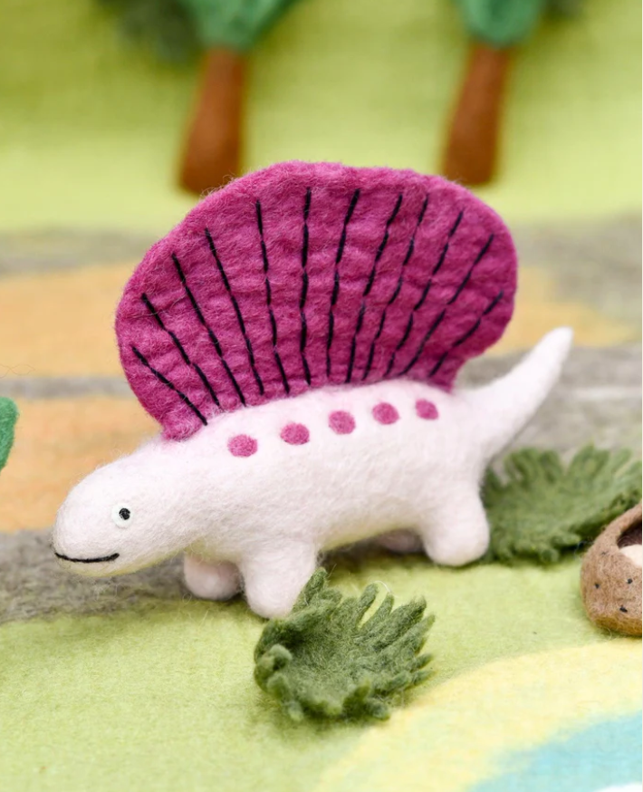 Felt Dimetrodon Dinosaur