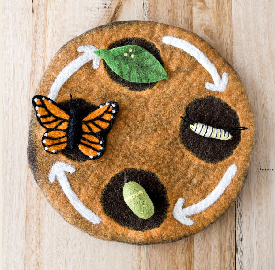 Felt Life Cycle of Monarch Butterfly