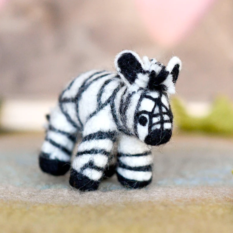 Felt Zebra