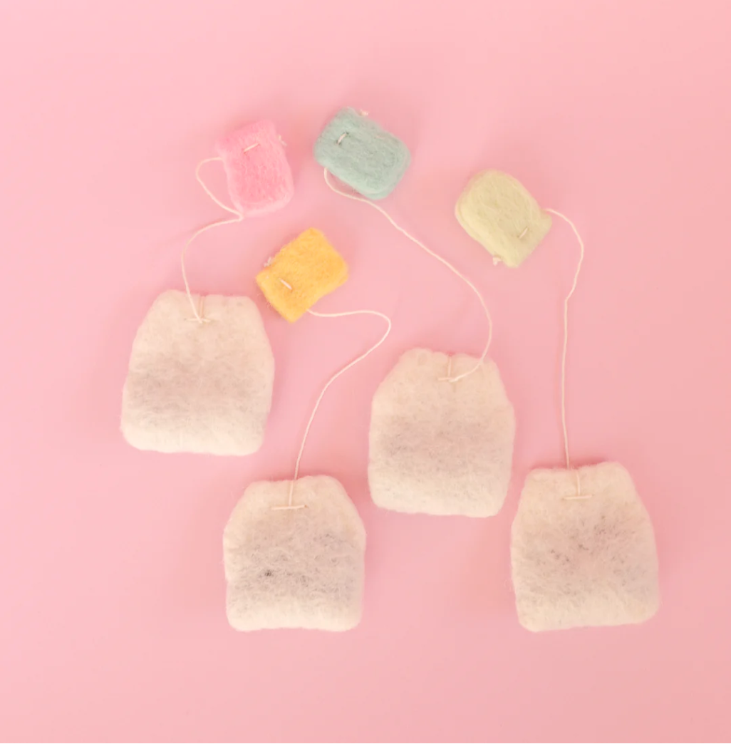 Pastel Tea Bag set 4pce