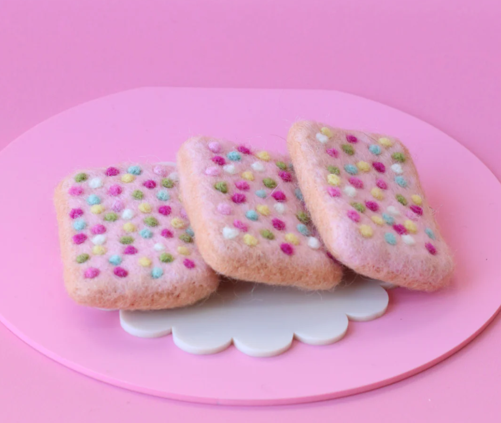 Pink Sprinkle Biscuit