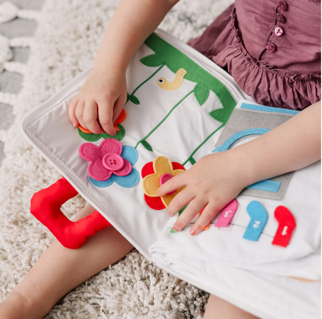 Fabric Activity Book - My Big Day Red