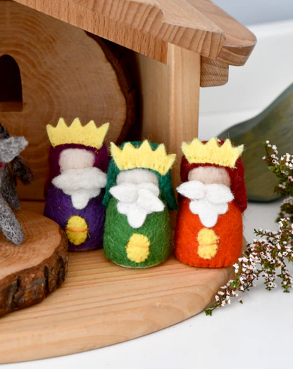 Felt Nativity Peg Doll Set