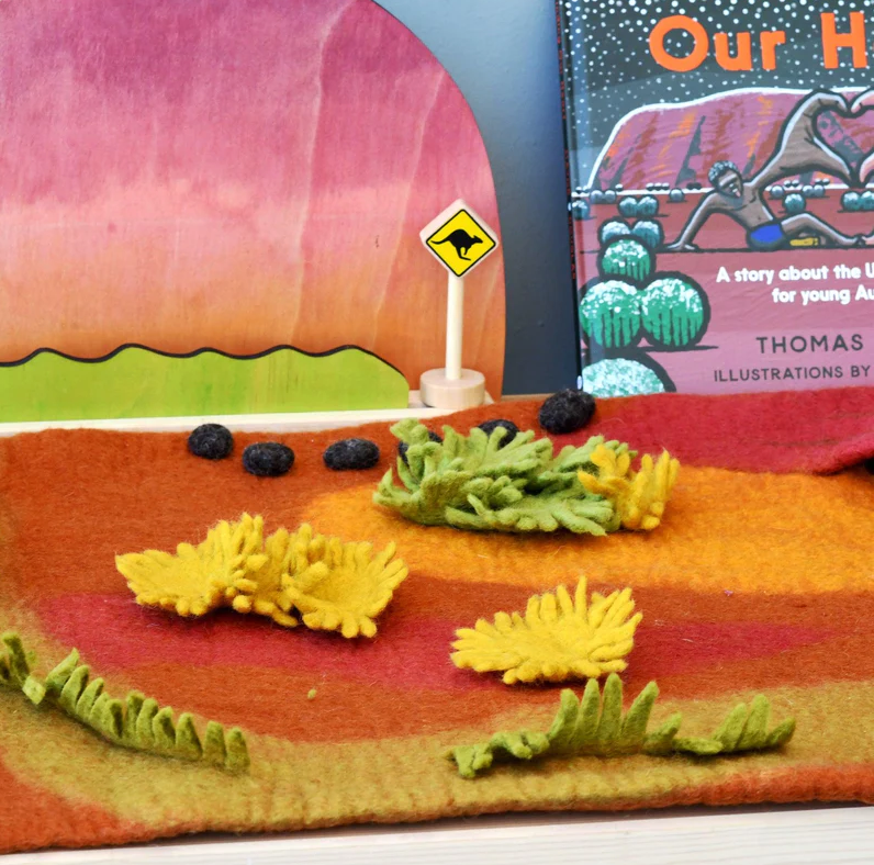 Large Australian Outback Play Mat Playscape