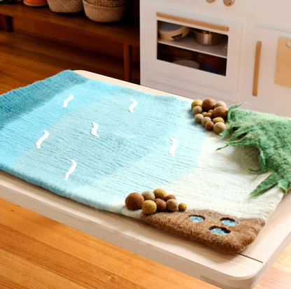 Large Sea, Beach and Rockpool Play Mat Playscape