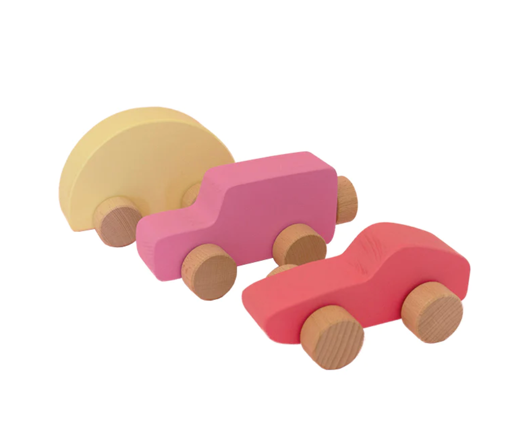 Rainbow Car Set of 6