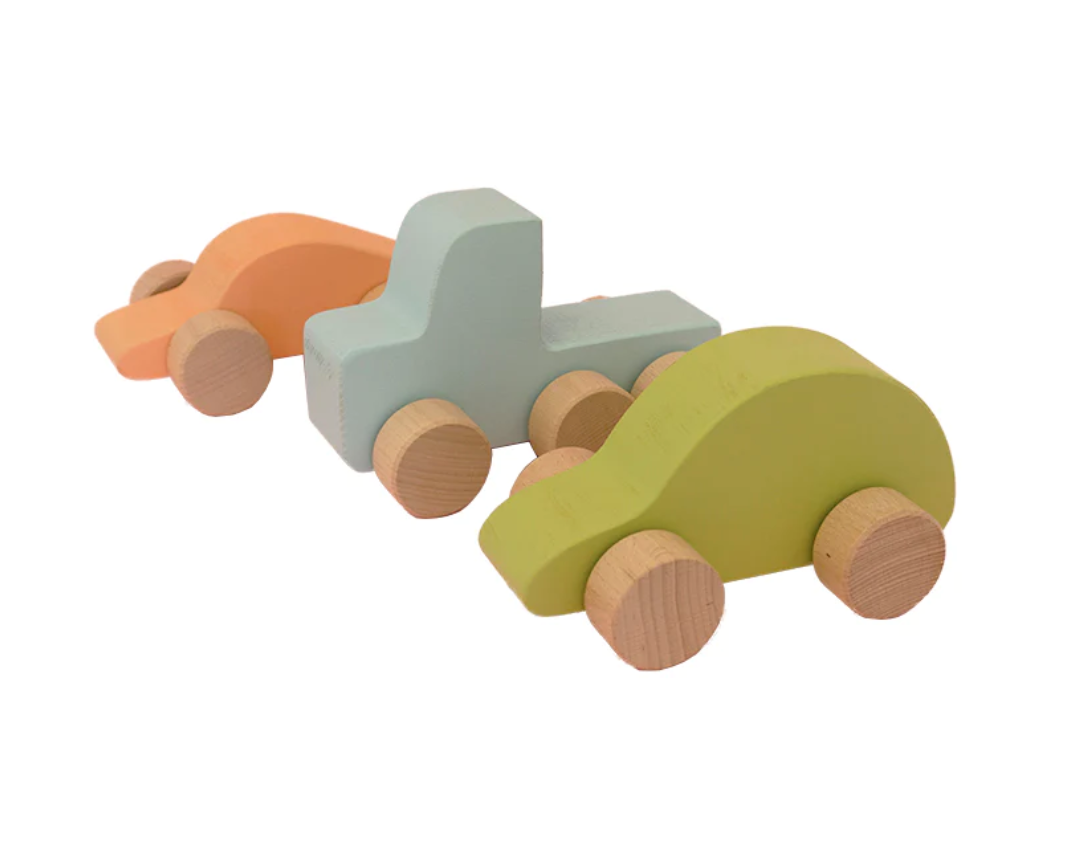 Rainbow Car Set of 6