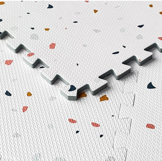 Foam Playmat - White Terrazzo