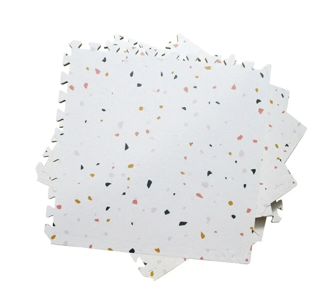 Foam Playmat - White Terrazzo