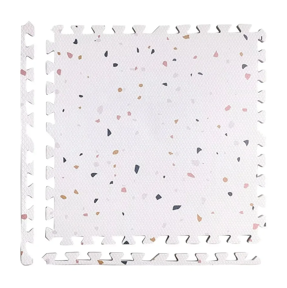 Foam Playmat - White Terrazzo