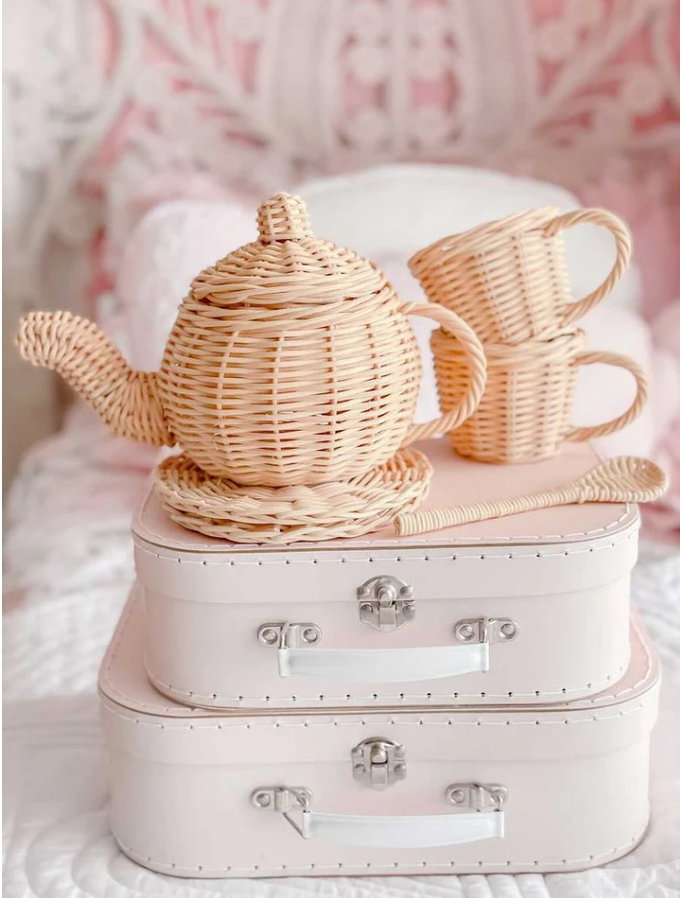 Little Sipper's Rattan Tea Set