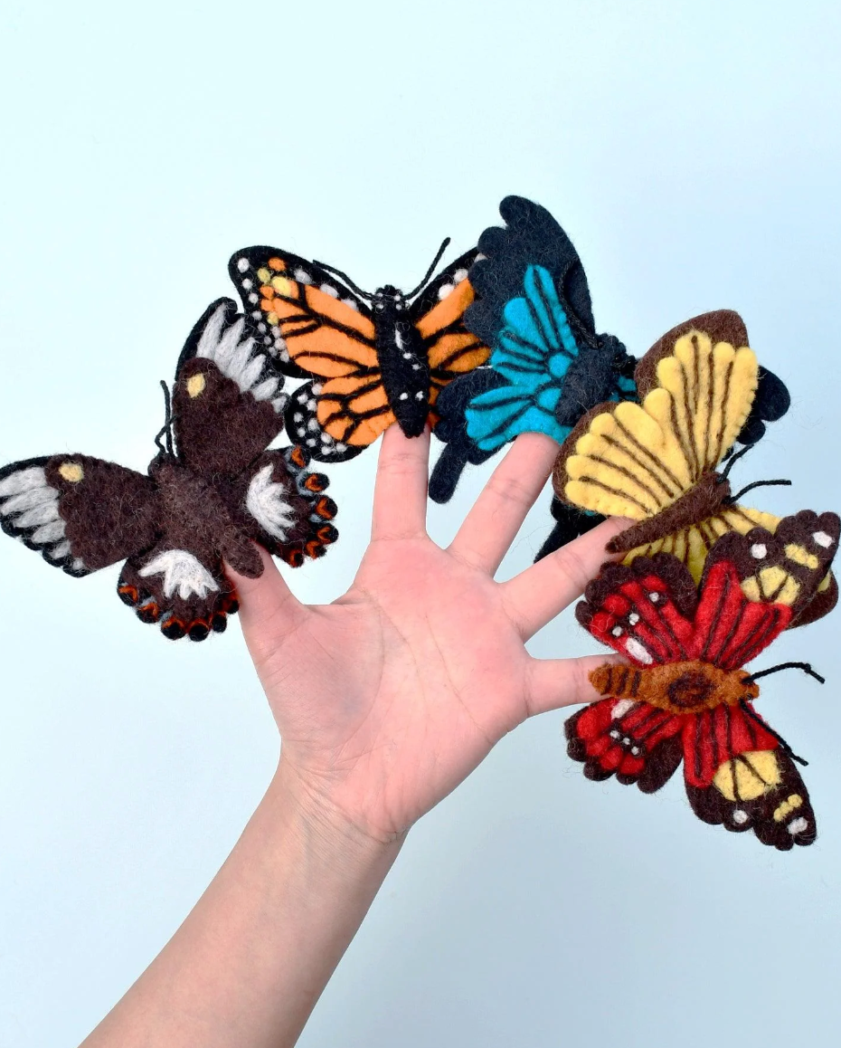 Butterflies Finger Puppet Set