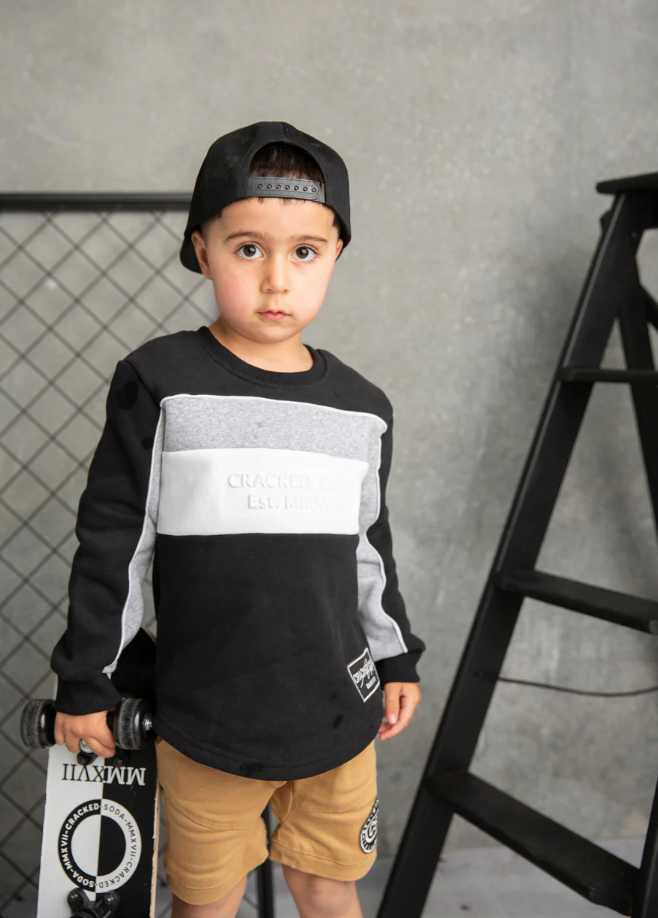 Hudson Crew Black Grey Little Heritage Hudson crew black grey little heritage