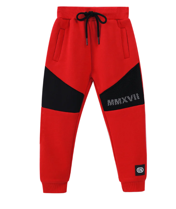 Maxwell Detailed Trackpants - Red