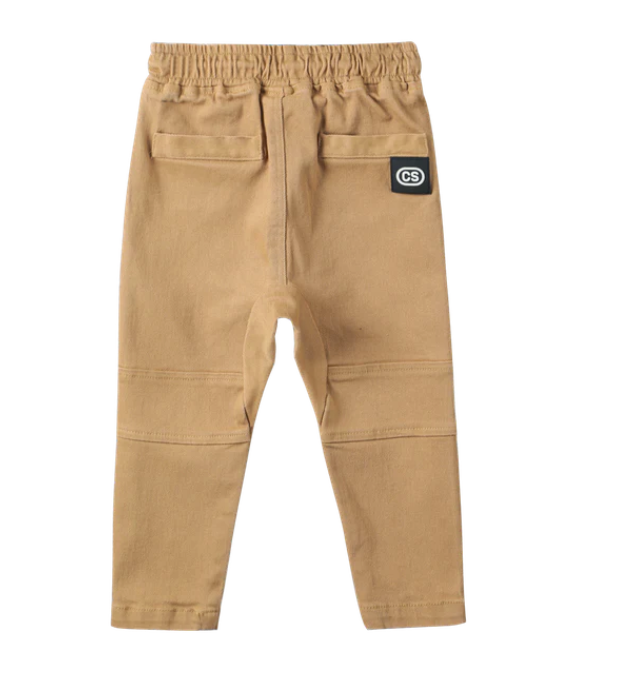 Parker Detailed Jeans - Tan