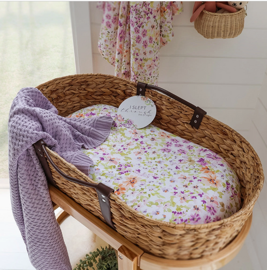 Isla Organic Bassinet Sheet / Change Pad Cover