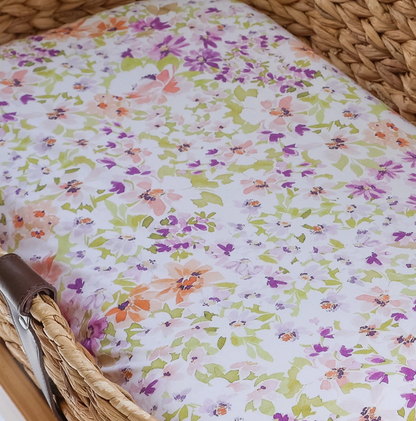 Isla Organic Bassinet Sheet / Change Pad Cover
