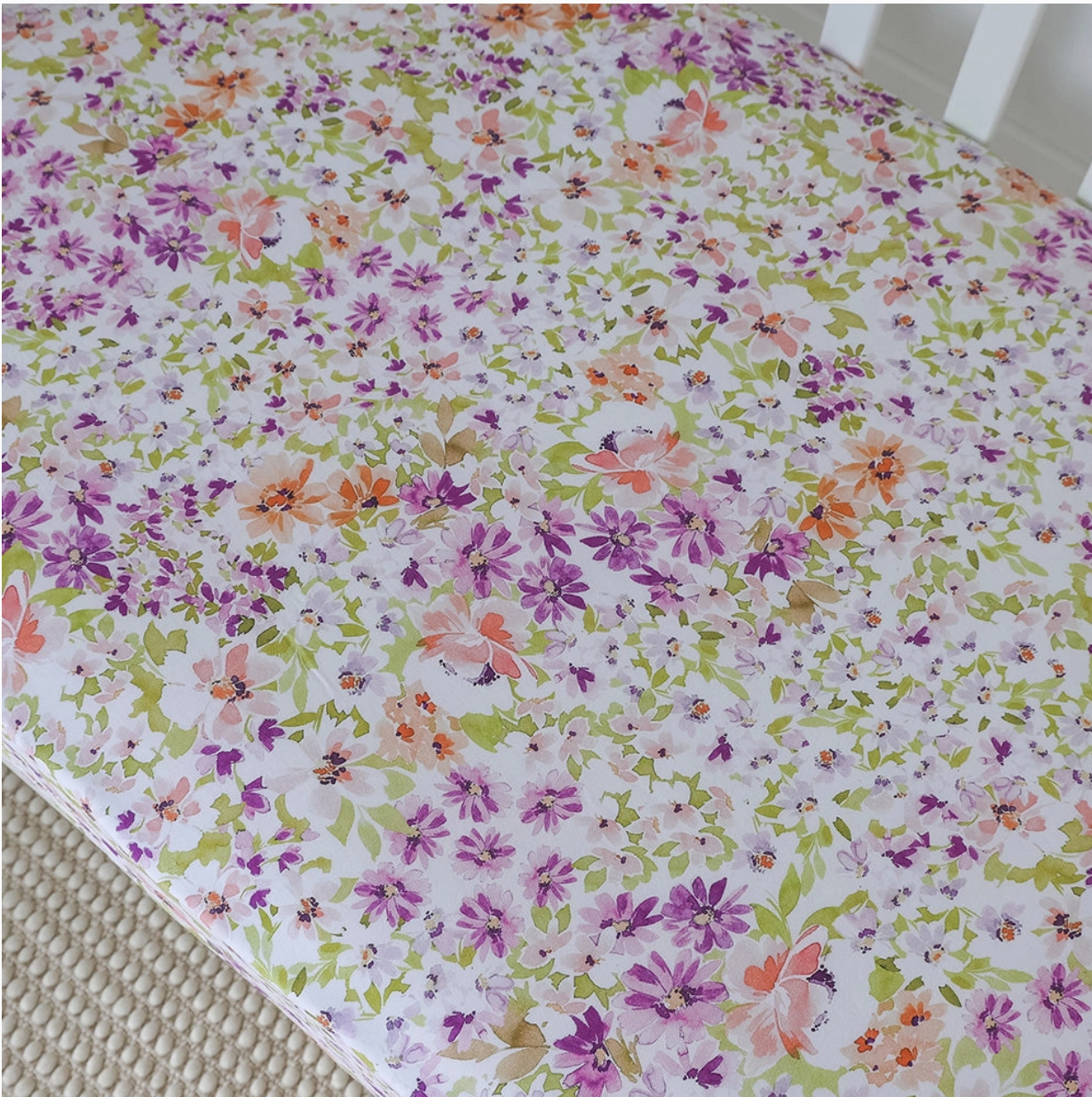 Isla Organic Fitted Cot Sheet