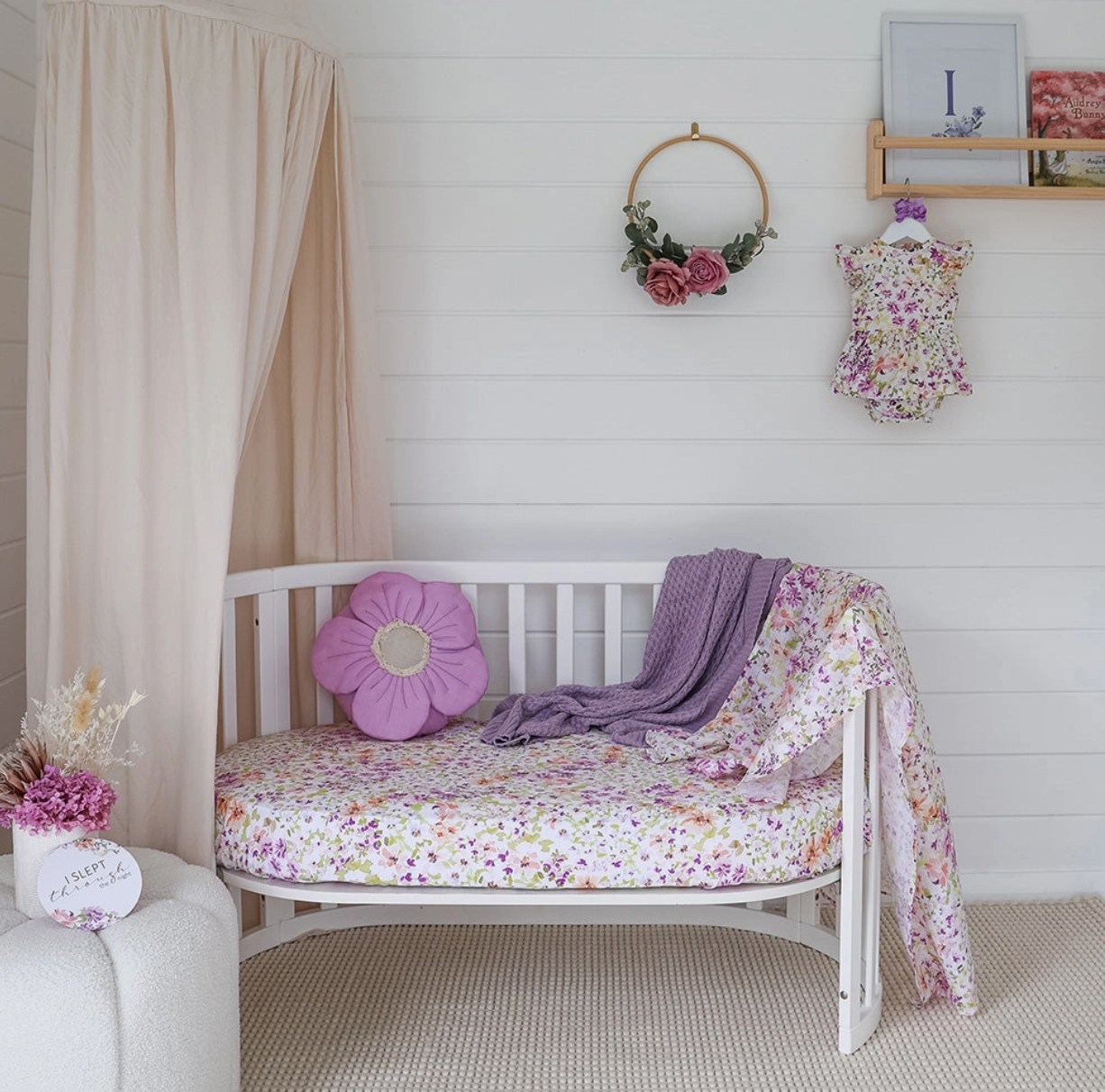 Isla Organic Fitted Cot Sheet