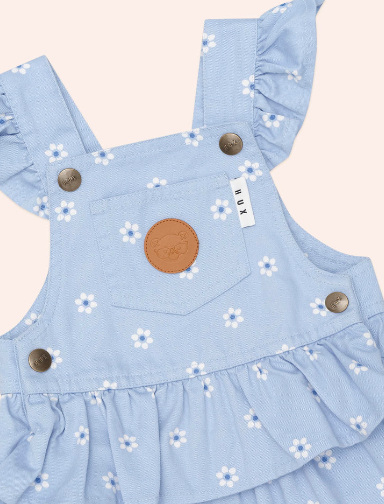 Ditsy Floral Tiered Overall Dress