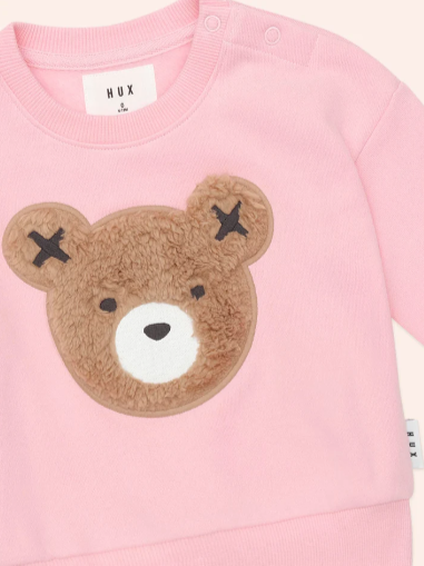 Blush Furry Huxbear Sweatshirt