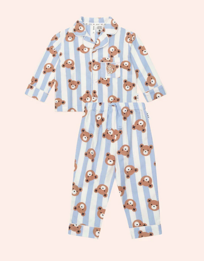 Dream Blue Classic Hux Stripe Sleep Set