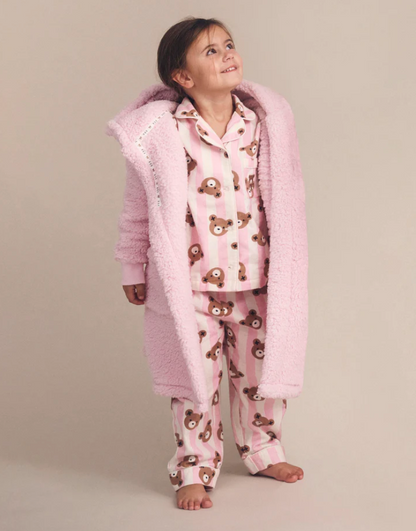 Rose Classic Hux Stripe Sleep Set