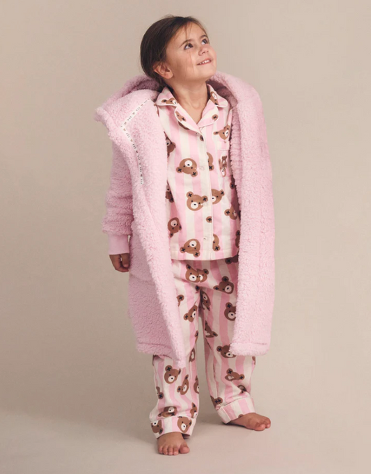 Rose Classic Hux Stripe Sleep Set
