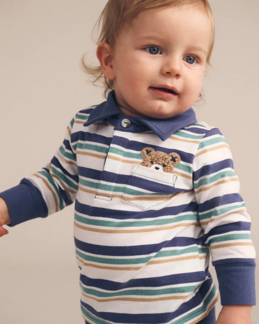 Multi Stripe Hiding Hux Polo