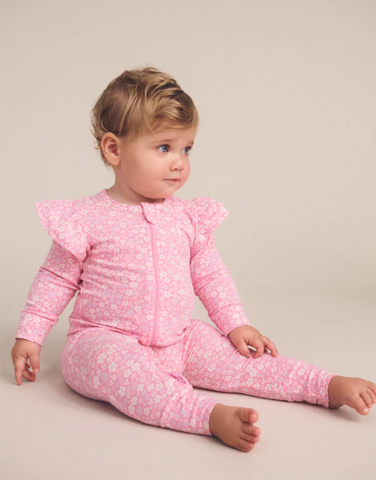 Ditsy Floral Frill Romper