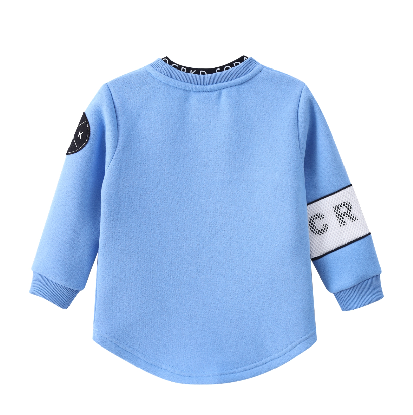 Cracked Soda Darcey Detailed Crew Blue