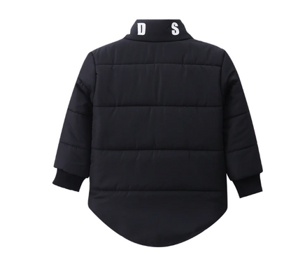 Zack Detailed Puff Jacket - Black