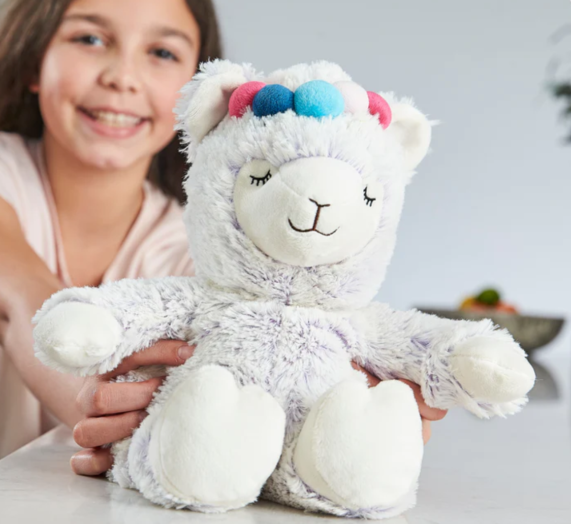 Marshmallow Llama Heatable Soft Toy