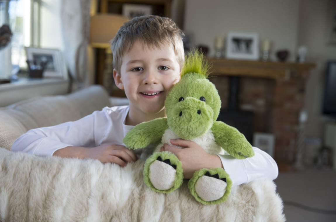 Green Dinosaur Heatable Soft Toy