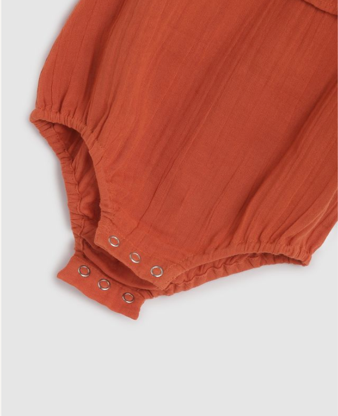 Ethel Playsuit - Flame Red