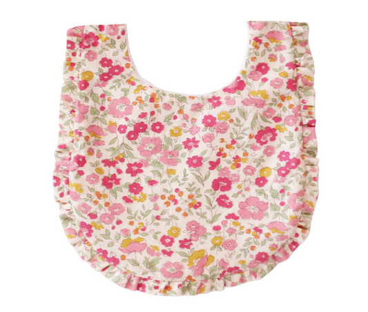 Ruffle Edge Bib Rose Garden