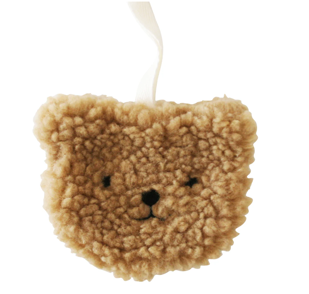 Sherpa Bear Paci Comforter Caramel