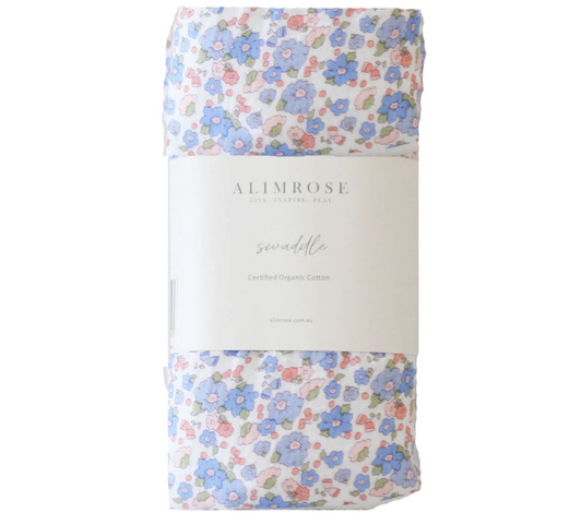 Muslin Swaddle Liberty Blue