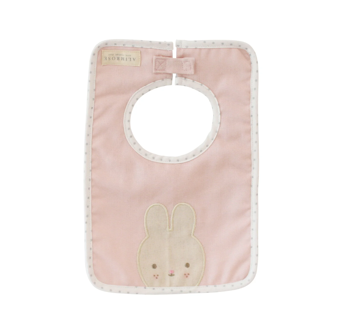 Linen Bunny Bib Pink