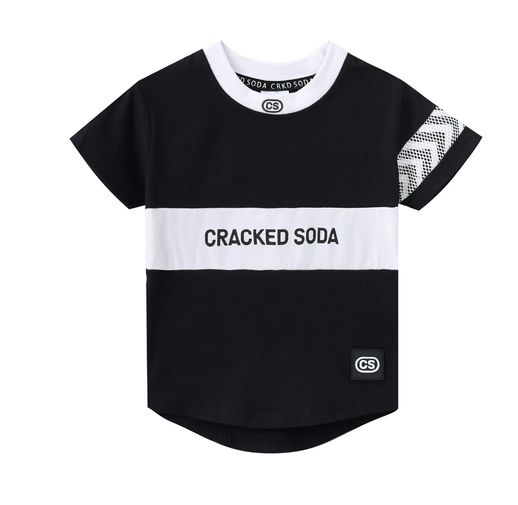 Luca Detailed Tee Black
