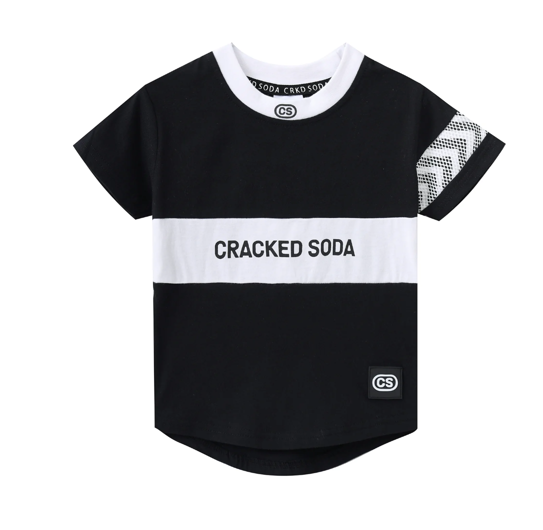 Luca Detailed Tee Black