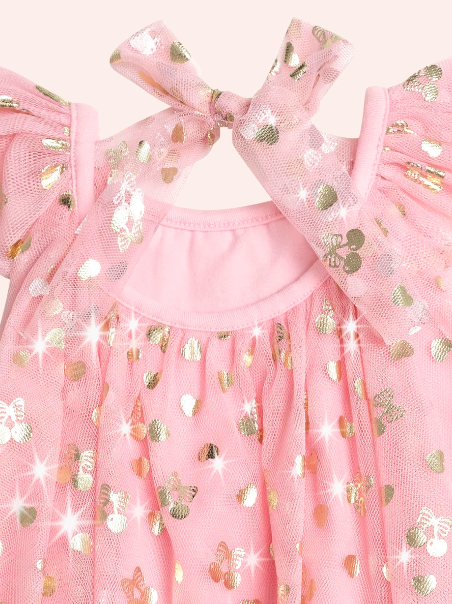 Golden Cherries Princess Tulle Dress