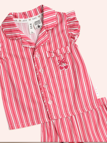 Tis The Season Frill PJs Candy Cane