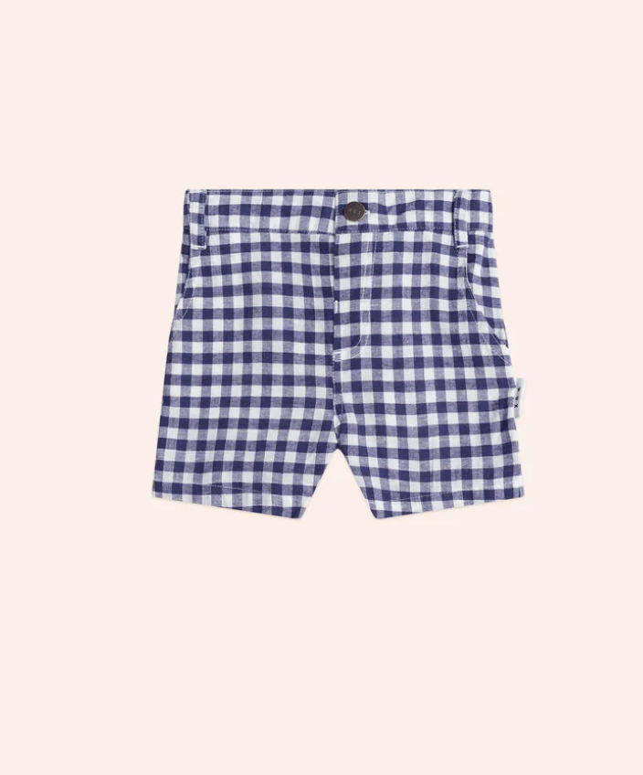 Check Chino Shorts