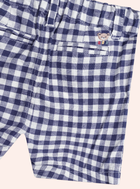 Check Chino Shorts