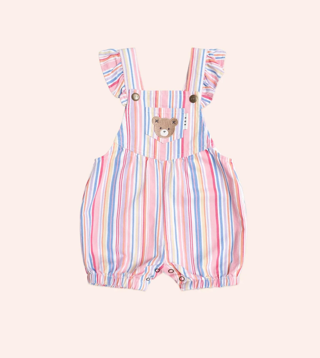 Pastel Stripe Bubble Romper