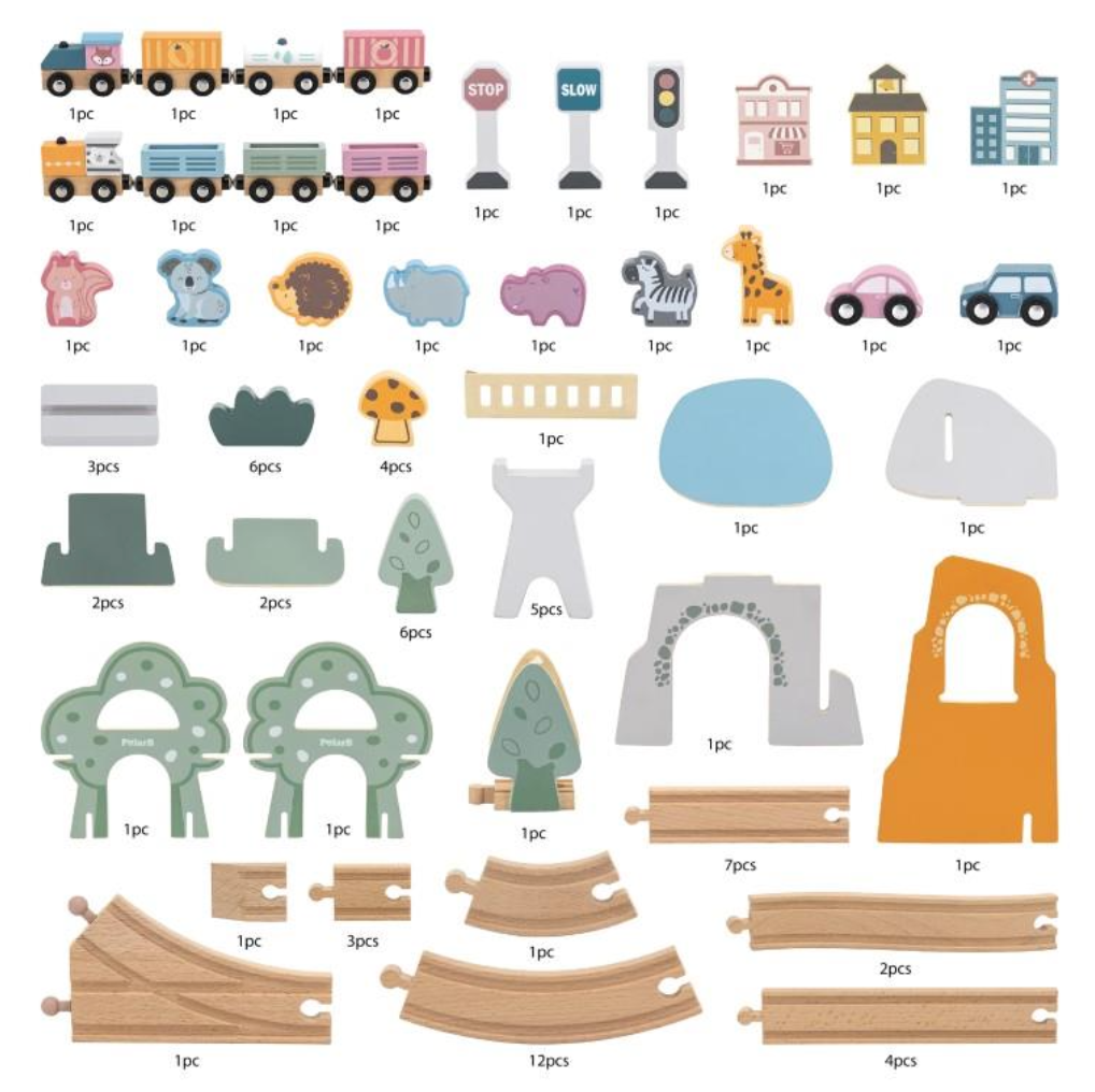 Train Set 90 pcs