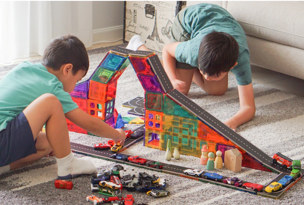 Magnetic Tile Topper - Road