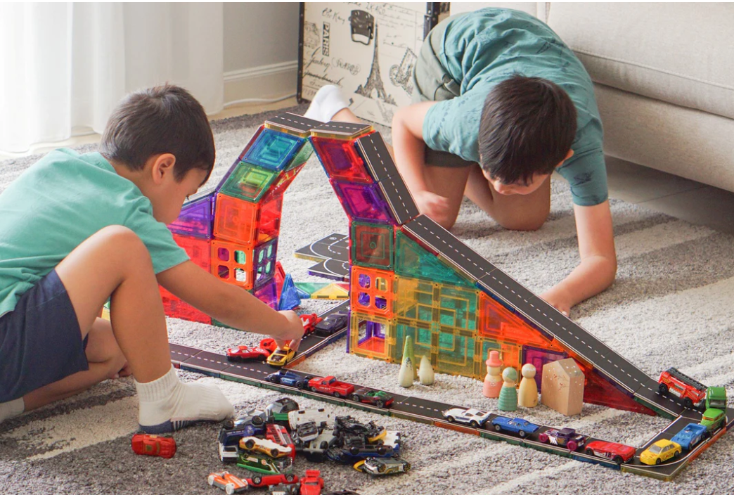 Magnetic Tile Topper - Road